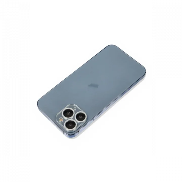 Mey İthalat®  iPhone 11 Pro Max Shine Kamera Lens Koruma Cam - Gümüş