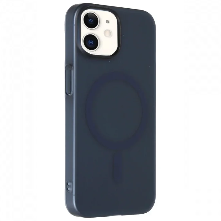 Mey İthalat®  iPhone 11 Tuna PC Slim Magsafe Kapak - Lacivert
