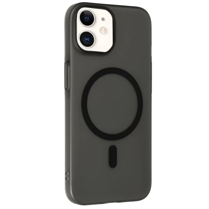 Mey İthalat®  iPhone 11 Tuna PC Slim Magsafe Kapak - Siyah