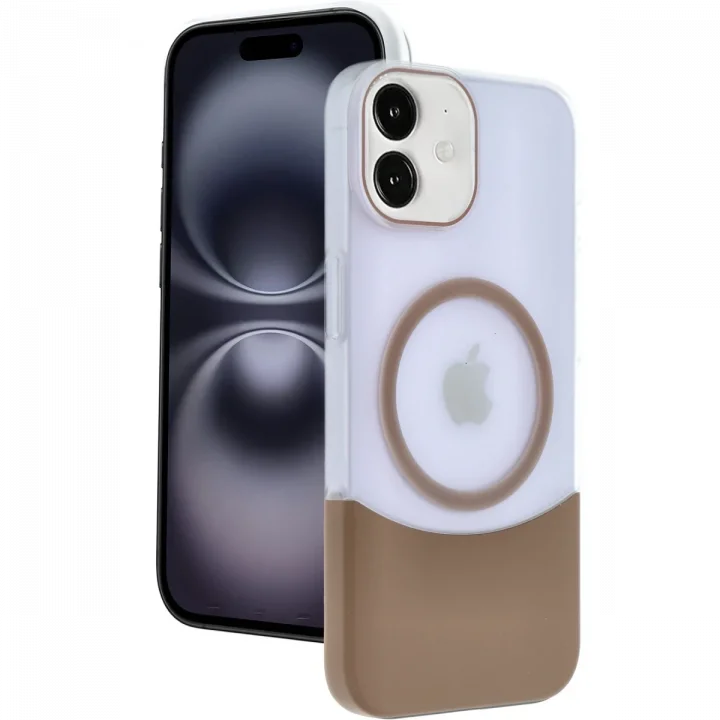 Mey İthalat®  iPhone 11 Velar Magsafe Kapak - Çöl Titanyum