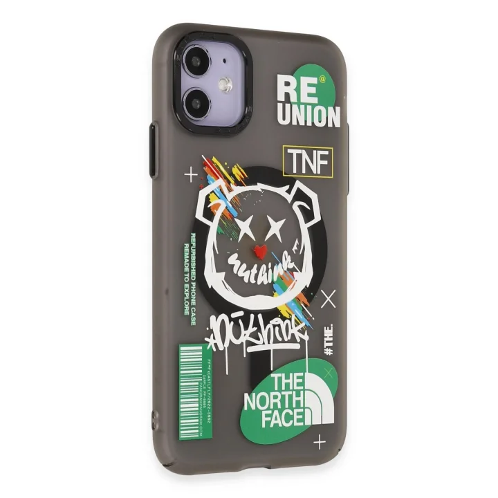 Mey İthalat®  iPhone 12 Kılıf Apollo Magneticsafe Desenli Kapak - Apollo Siyah - 2