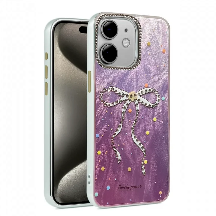 Mey İthalat®  iPhone 12 Kılıf Blade Aynalı Desenli Kapak - Desen 1