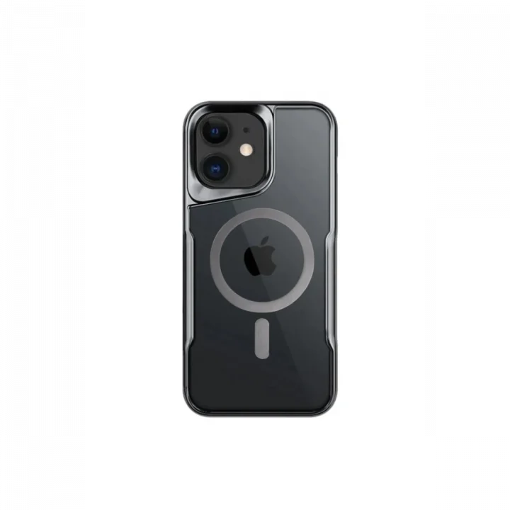 Mey İthalat®  iPhone 12 Kılıf Boyi Magsafe Silikon Kapak - Titan Gri