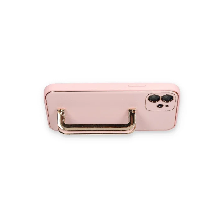 Mey İthalat®  iPhone 12 Kılıf Coco Elit Kapak - Pembe