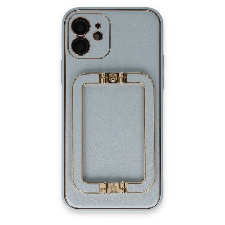 Mey İthalat®  iPhone 12 Kılıf Coco Elit Kapak - Turkuaz