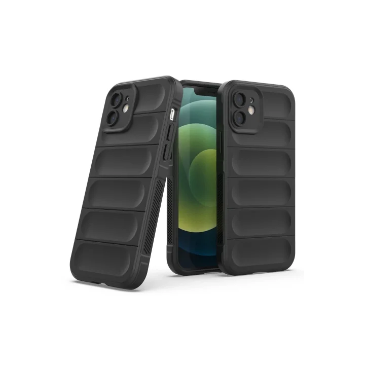 Mey İthalat®  iPhone 12 Kılıf Optimum Silikon - Siyah