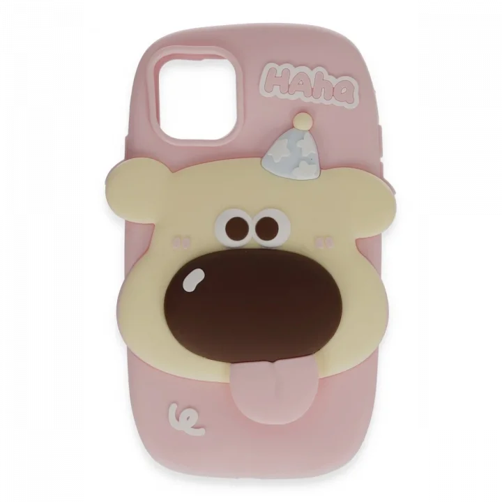 Mey İthalat®   iPhone 12 Kılıf Poky Karakter Silikon Kapak - Desen 6