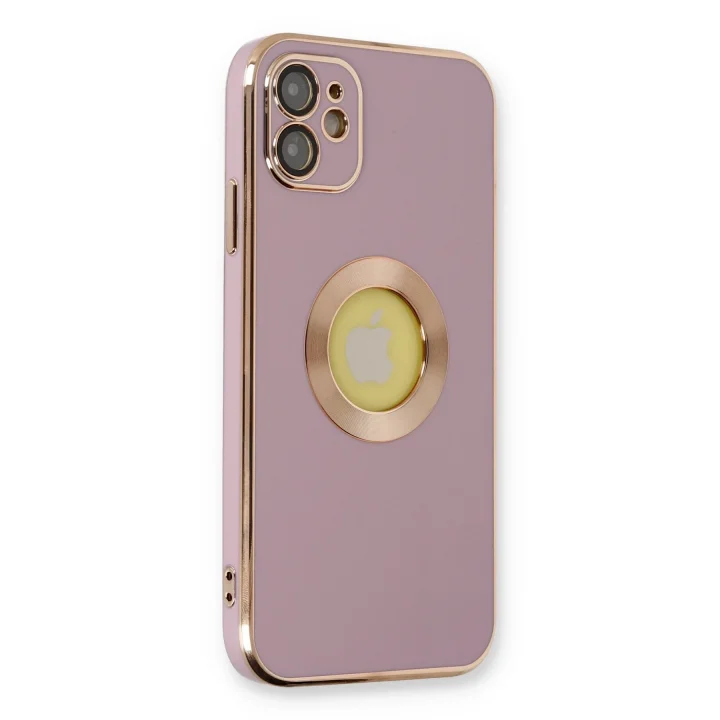 Mey İthalat®   iPhone 12 Kılıf Store Silikon - Mor