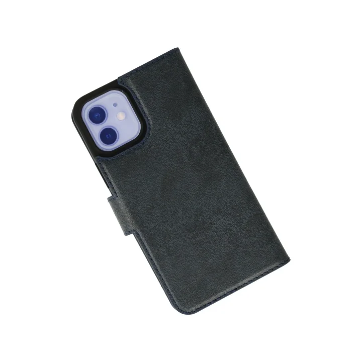 Mey İthalat®  iPhone 12 Kılıf Trend S Plus Kapaklı Kılıf - Lacivert