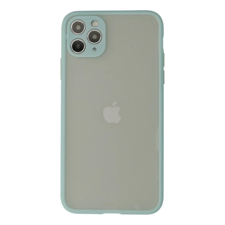 Mey İthalat®  iPhone 12 Pro Kılıf Montreal Silikon Kapak - Turkuaz