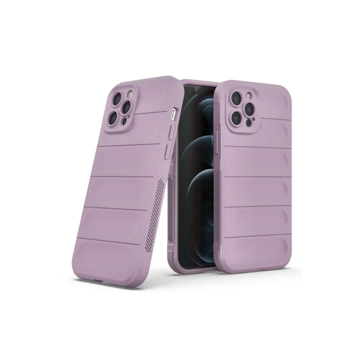Mey İthalat®  iPhone 12 Pro Kılıf Optimum Silikon - Mor