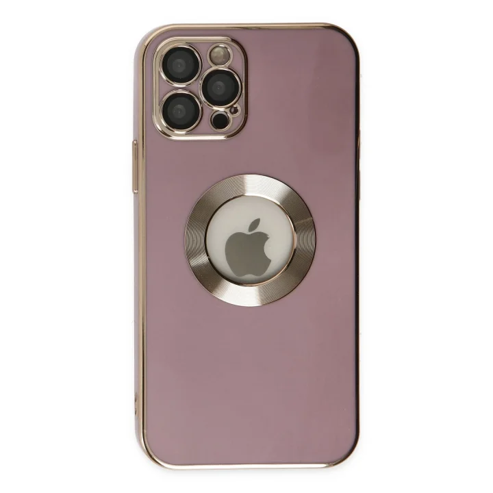 Mey İthalat®   iPhone 12 Pro Kılıf Store Silikon - Mor