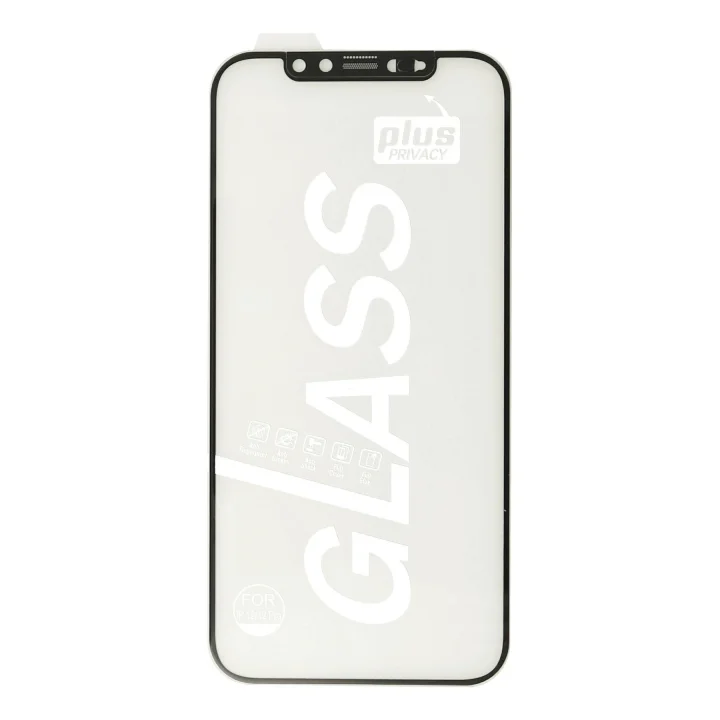 Mey İthalat®  iPhone 12 Pro Max 34D Izgaralı Cam