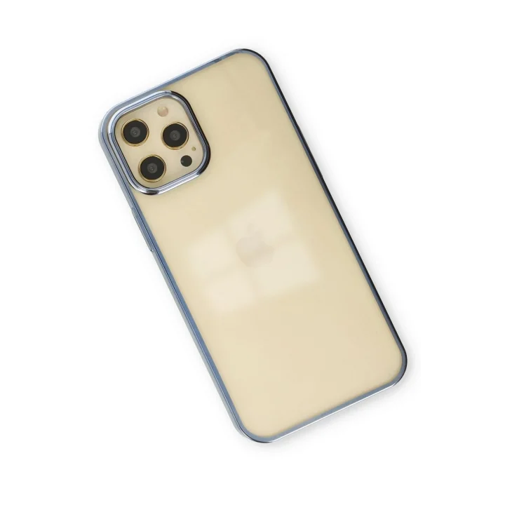 Mey İthalat®  iPhone 12 Pro Max Kılıf Element Silikon - Mavi