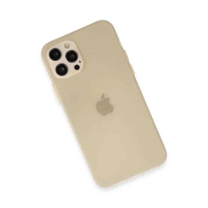 Mey İthalat®  iPhone 12 Pro Max Kılıf Puma Silikon - Gold
