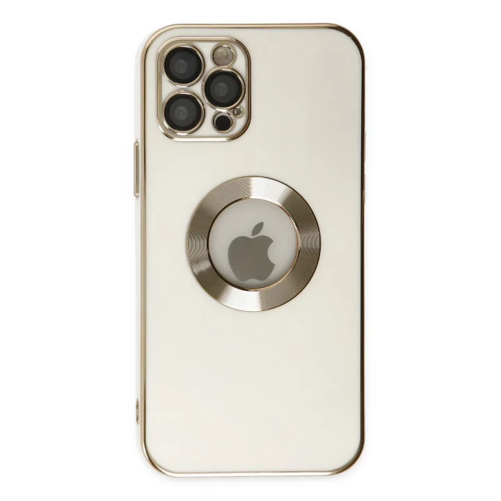 Mey İthalat®   iPhone 12 Pro Max Kılıf Store Silikon - Beyaz