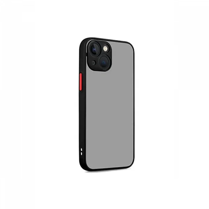 Mey İthalat®   iPhone 13 Kılıf Montreal Silikon Kapak - Siyah