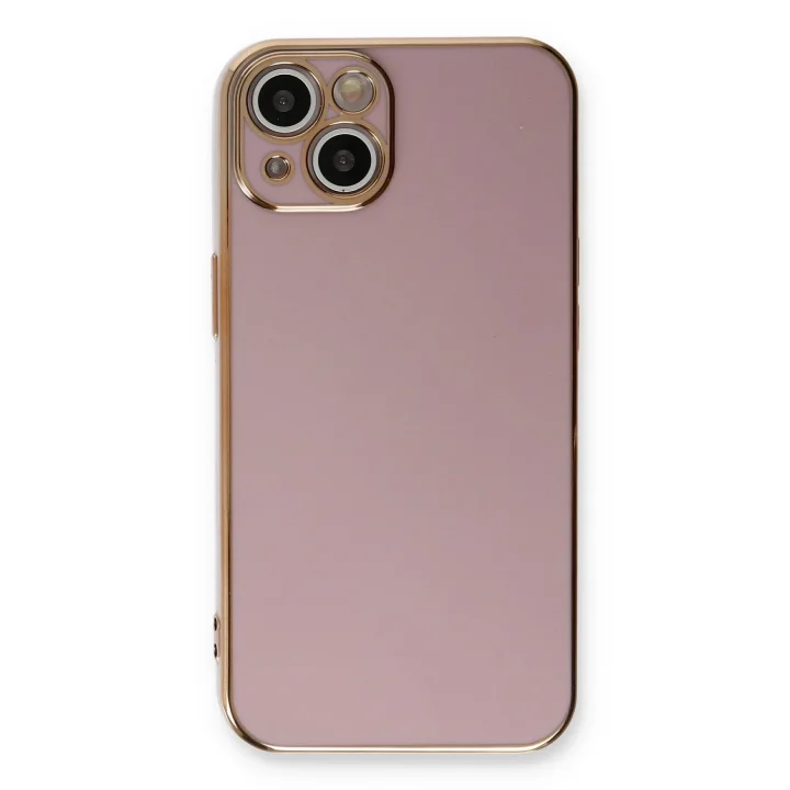 Mey İthalat®   iPhone 13 Kılıf Volet Silikon - Mor