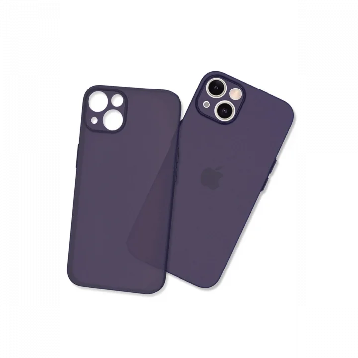 Mey İthalat®   iPhone 13 Mini Kılıf Puma Silikon - Koyu Mor