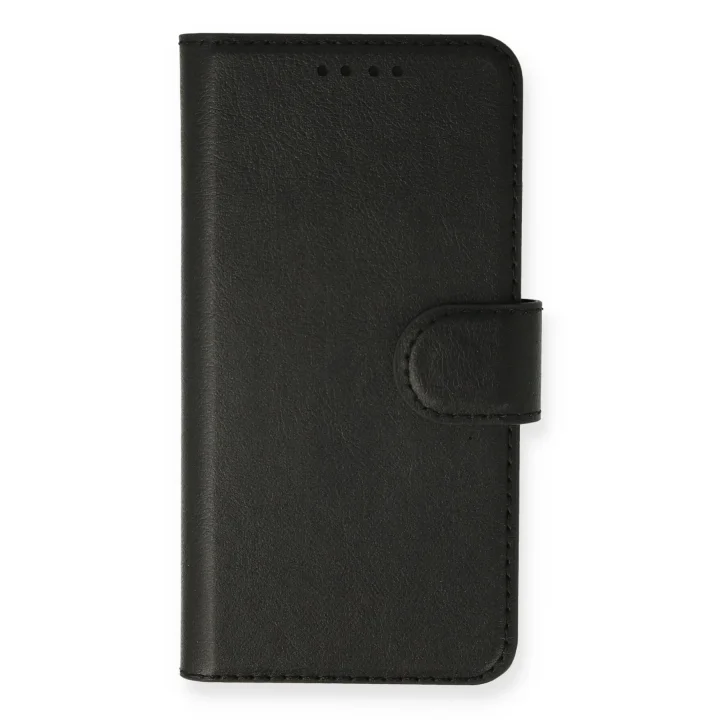 Mey İthalat®  iPhone 13 Mini Kılıf Trend S Plus Kapaklı Kılıf - Siyah