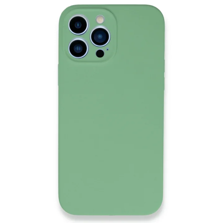 Mey İthalat®   iPhone 13 Pro Kılıf Lansman Legant Silikon - Yeşil