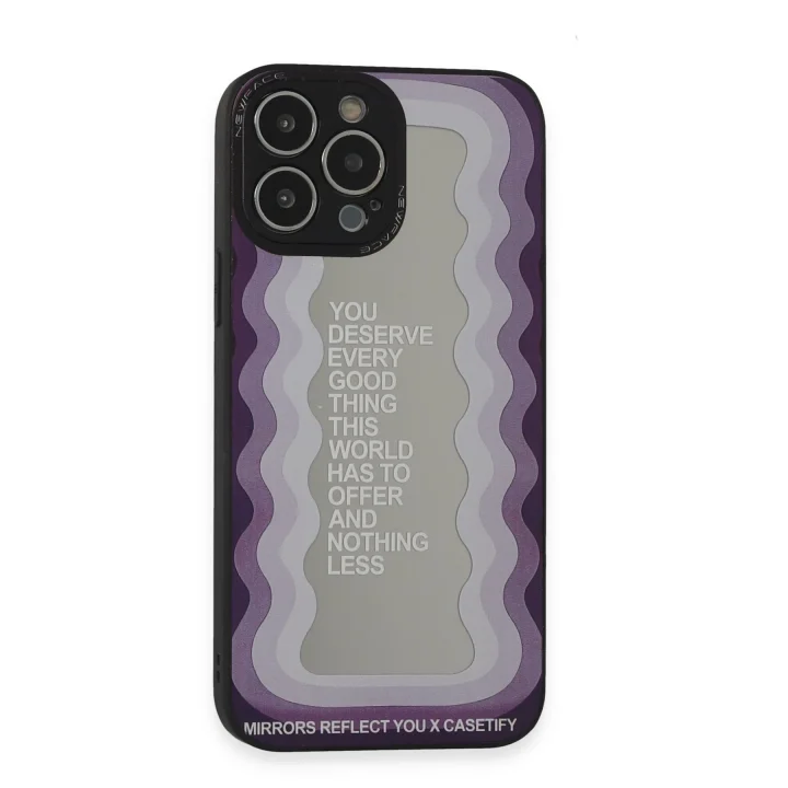Mey İthalat®   iPhone 13 Pro Kılıf Mirror Desenli Kapak - Mirror - 5