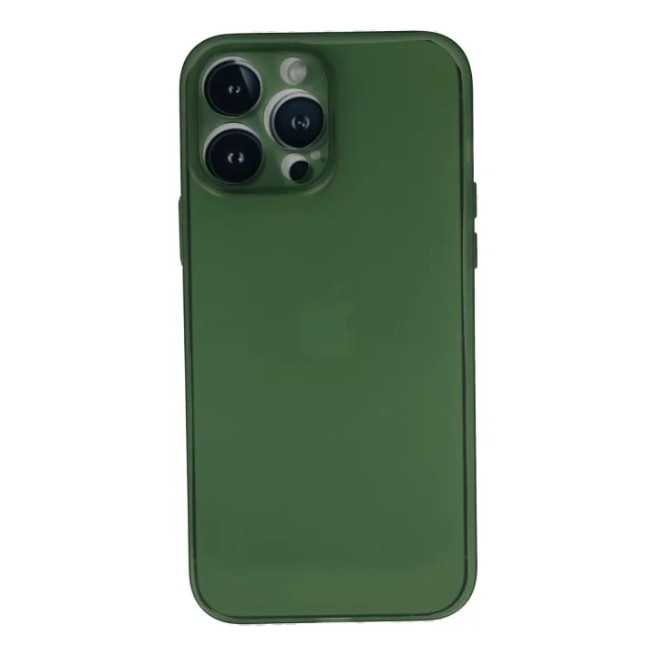 Mey İthalat®  iPhone 13 Pro Kılıf PP Ultra İnce Kapak - Yeşil