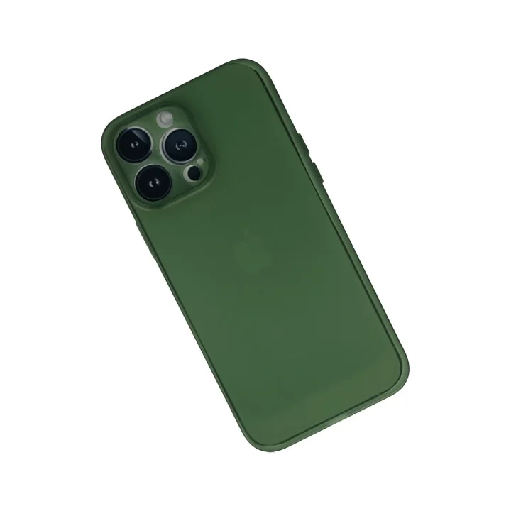 Mey İthalat®  iPhone 13 Pro Kılıf PP Ultra İnce Kapak - Yeşil