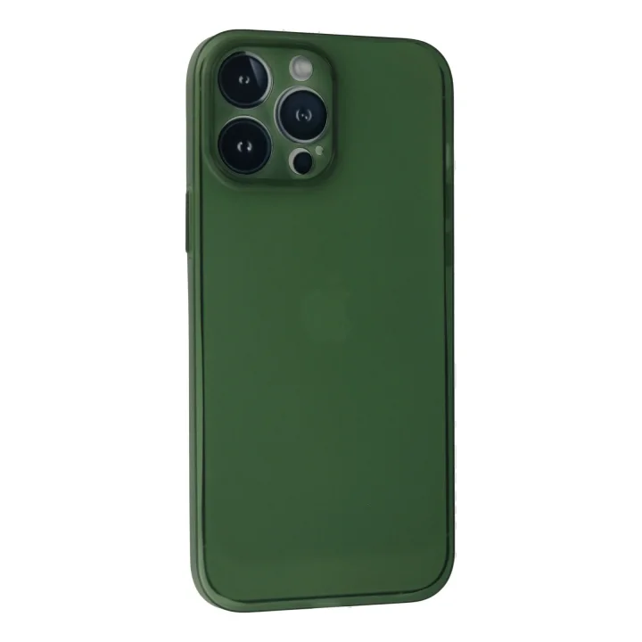Mey İthalat®  iPhone 13 Pro Kılıf PP Ultra İnce Kapak - Yeşil
