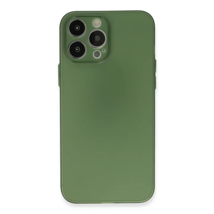 Mey İthalat®  iPhone 13 Pro Kılıf Puma Silikon - Yeşil