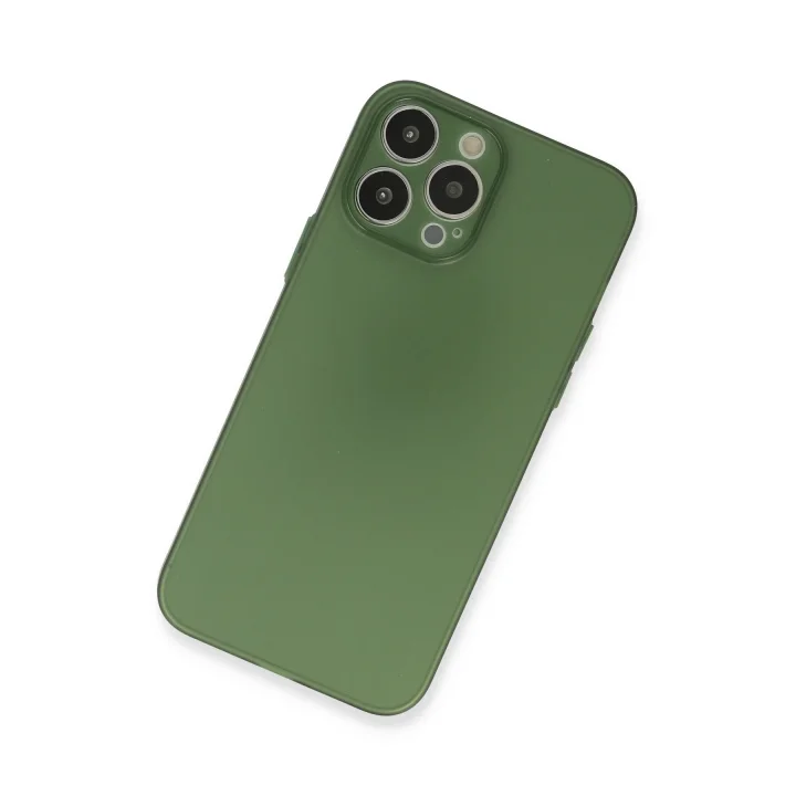 Mey İthalat®  iPhone 13 Pro Kılıf Puma Silikon - Yeşil