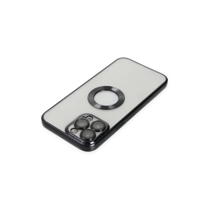 Mey İthalat®  iPhone 13 Pro Kılıf Slot Silikon - Siyah