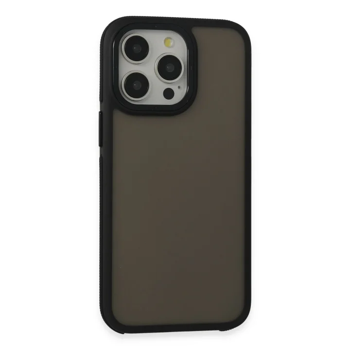 Mey İthalat®   iPhone 13 Pro Max Harvel Kapak - Siyah
