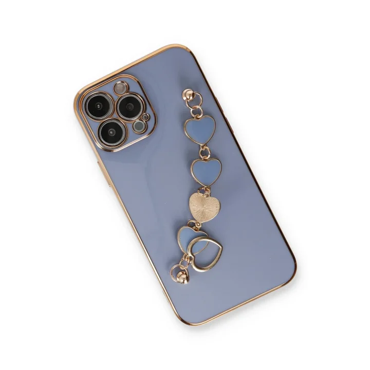 Mey İthalat®  iPhone 13 Pro Max Kılıf Esila Silikon - Gri