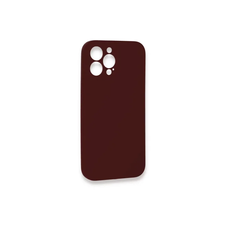 Mey İthalat®   iPhone 13 Pro Max Kılıf Lansman Legant Silikon - Bordo