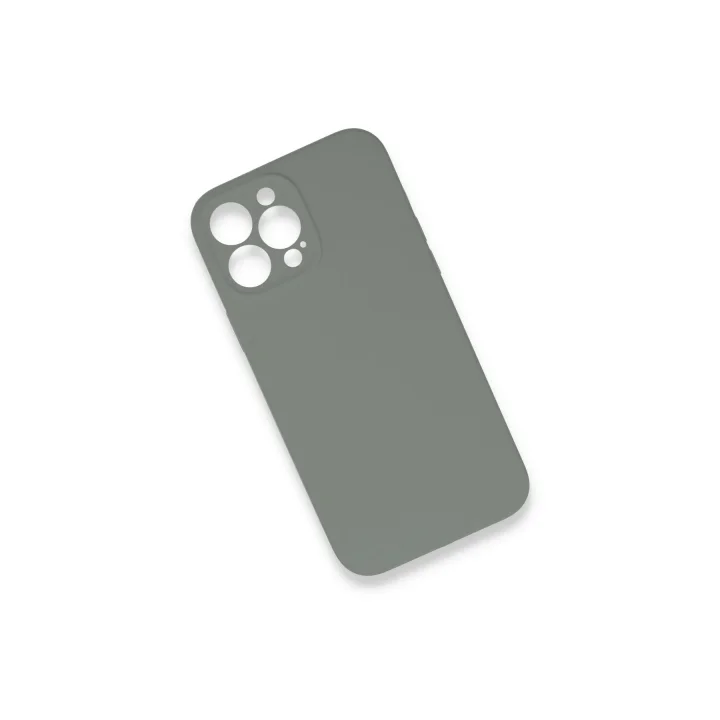 Mey İthalat®   iPhone 13 Pro Max Kılıf Lansman Legant Silikon - Gri
