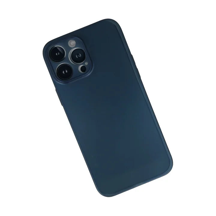 Mey İthalat®  iPhone 13 Pro Max Kılıf PP Ultra İnce Kapak - Mavi