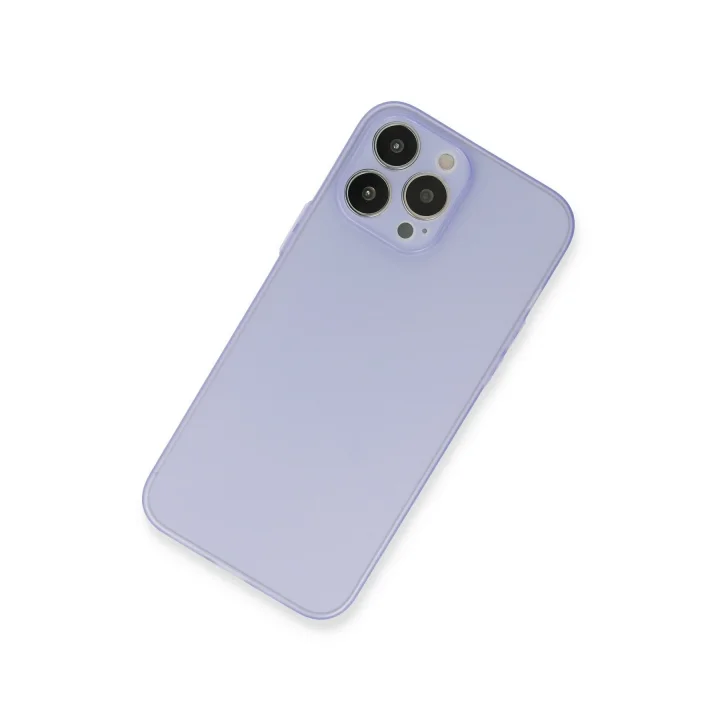 Mey İthalat®  iPhone 13 Pro Max Kılıf Puma Silikon - Mor