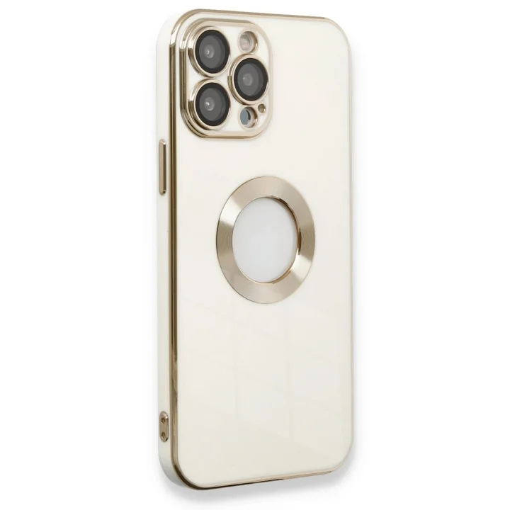 Mey İthalat®   iPhone 13 Pro Max Kılıf Store Silikon - Beyaz