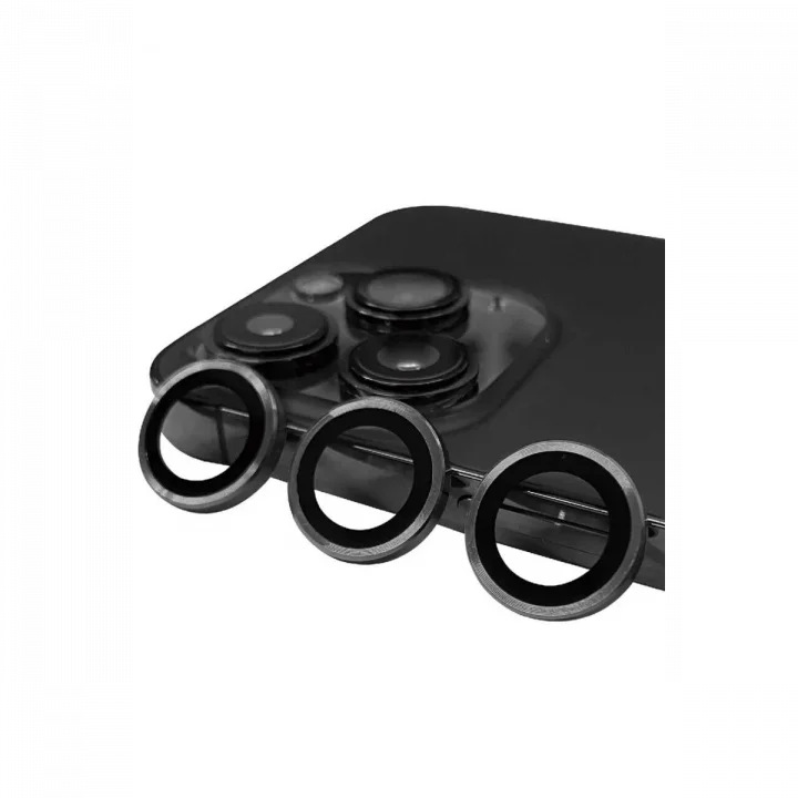 Mey İthalat®   iPhone 13 Pro Max Raze Metal Kamera Lens - Gri