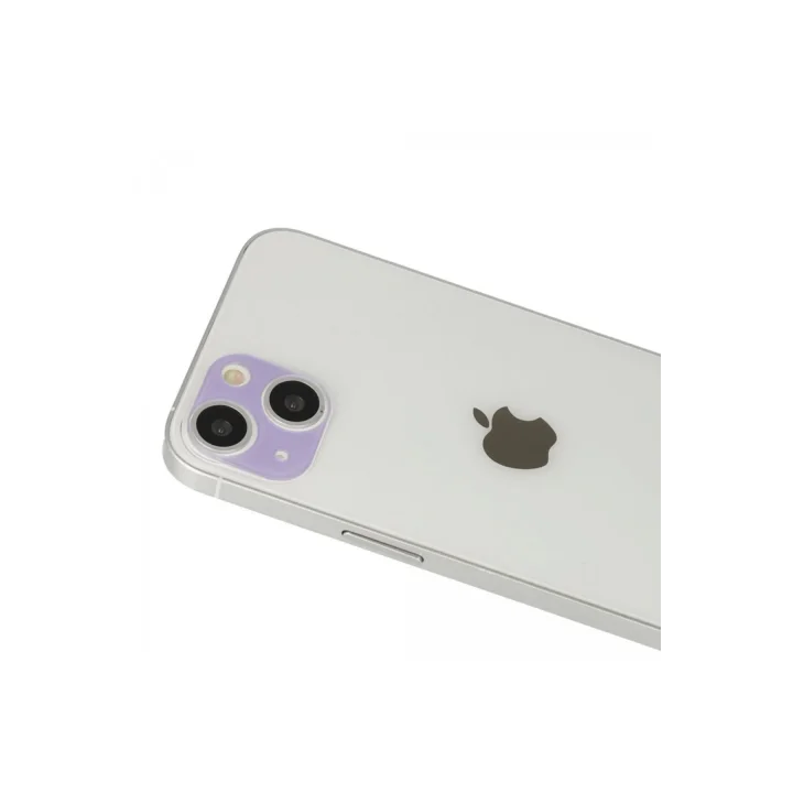 Mey İthalat®  iPhone 13 Rainbow Kamera Lens Koruma Cam - Mor