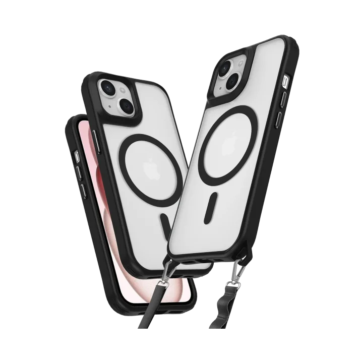 Mey İthalat®  iPhone 14 Kılıf Enka Magsafe Silikon Kılıf - Siyah