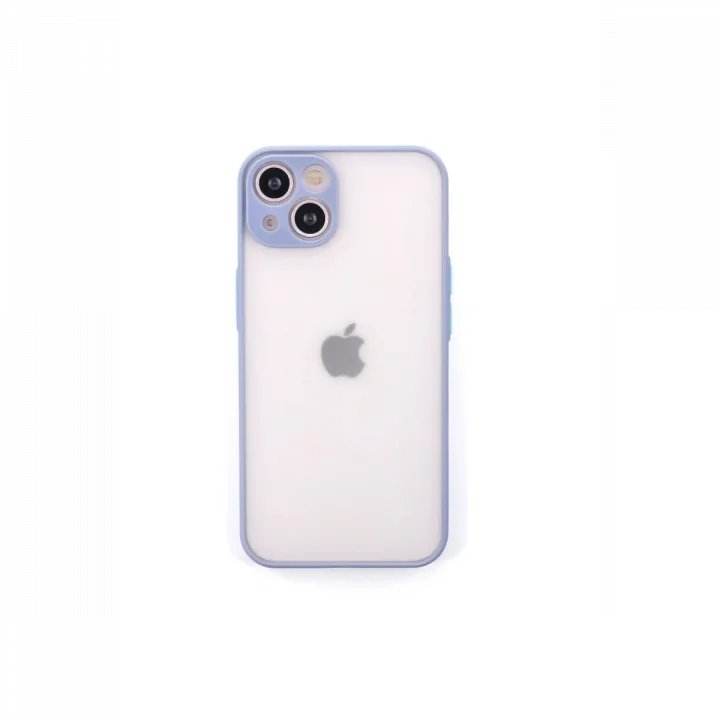 Mey İthalat®  iPhone 14 Kılıf Montreal Silikon Kapak - Gri