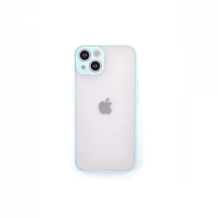 Mey İthalat®  iPhone 14 Kılıf Montreal Silikon Kapak - Turkuaz