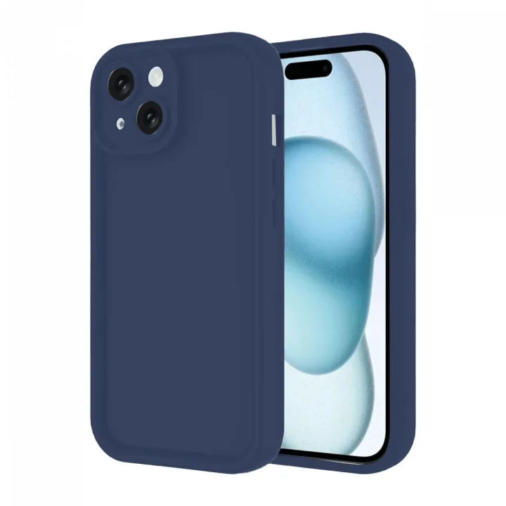 Mey İthalat®   iPhone 14 Kılıf Viera Silikon - Lacivert