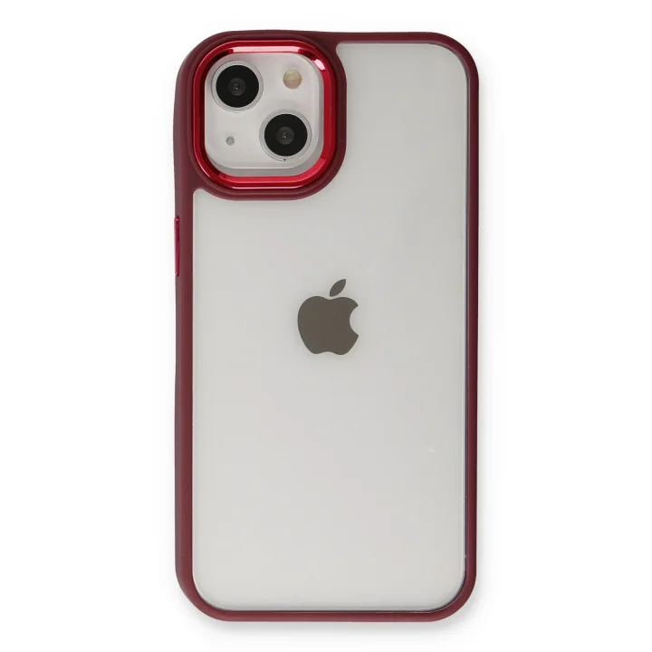 Mey İthalat®  iPhone 14 Plus Kılıf Dora Kapak - Kırmızı