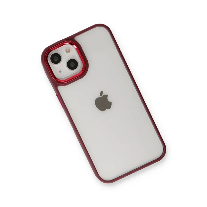 Mey İthalat®  iPhone 14 Plus Kılıf Dora Kapak - Kırmızı