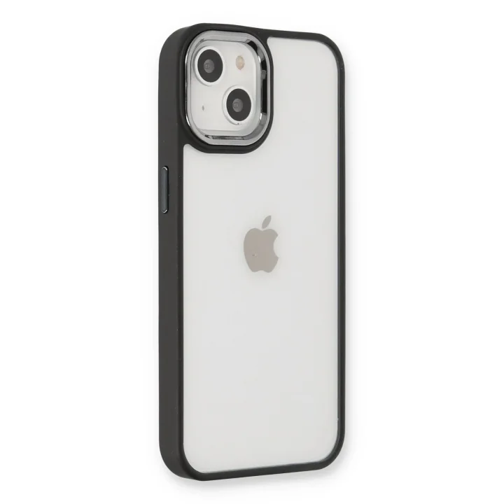 Mey İthalat®  iPhone 14 Plus Kılıf Dora Kapak - Siyah