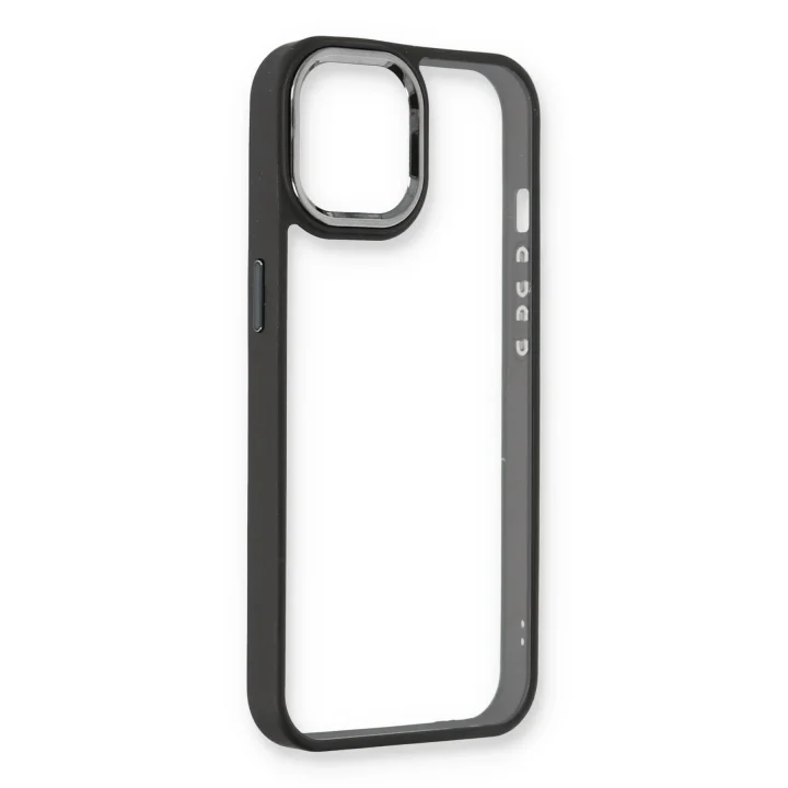 Mey İthalat®  iPhone 14 Plus Kılıf Dora Kapak - Siyah