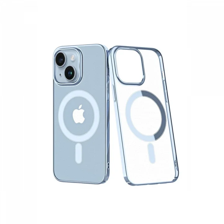Mey İthalat®  iPhone 14 Plus Kılıf Element Magneticsafe Sert Kapak - Sierra Blue
